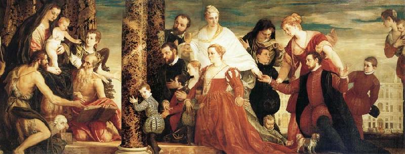 Paolo  Veronese The Madonna of the house of Coccina